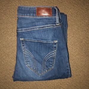 High rise skinny jeans